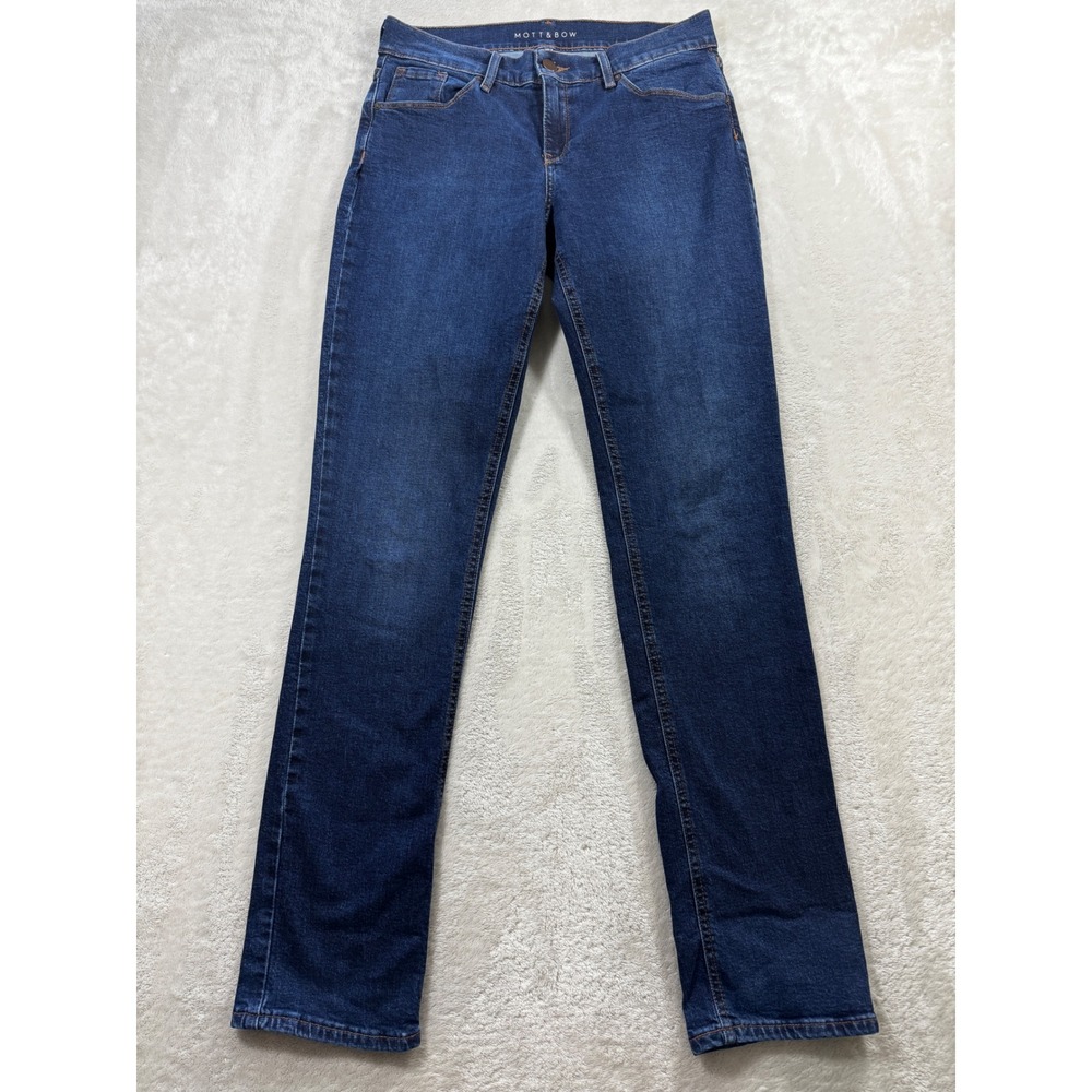 Mott & Bow Womens Boyfriend Ridge Dark Blue Jeans W28 L32 Meas: 30x33
